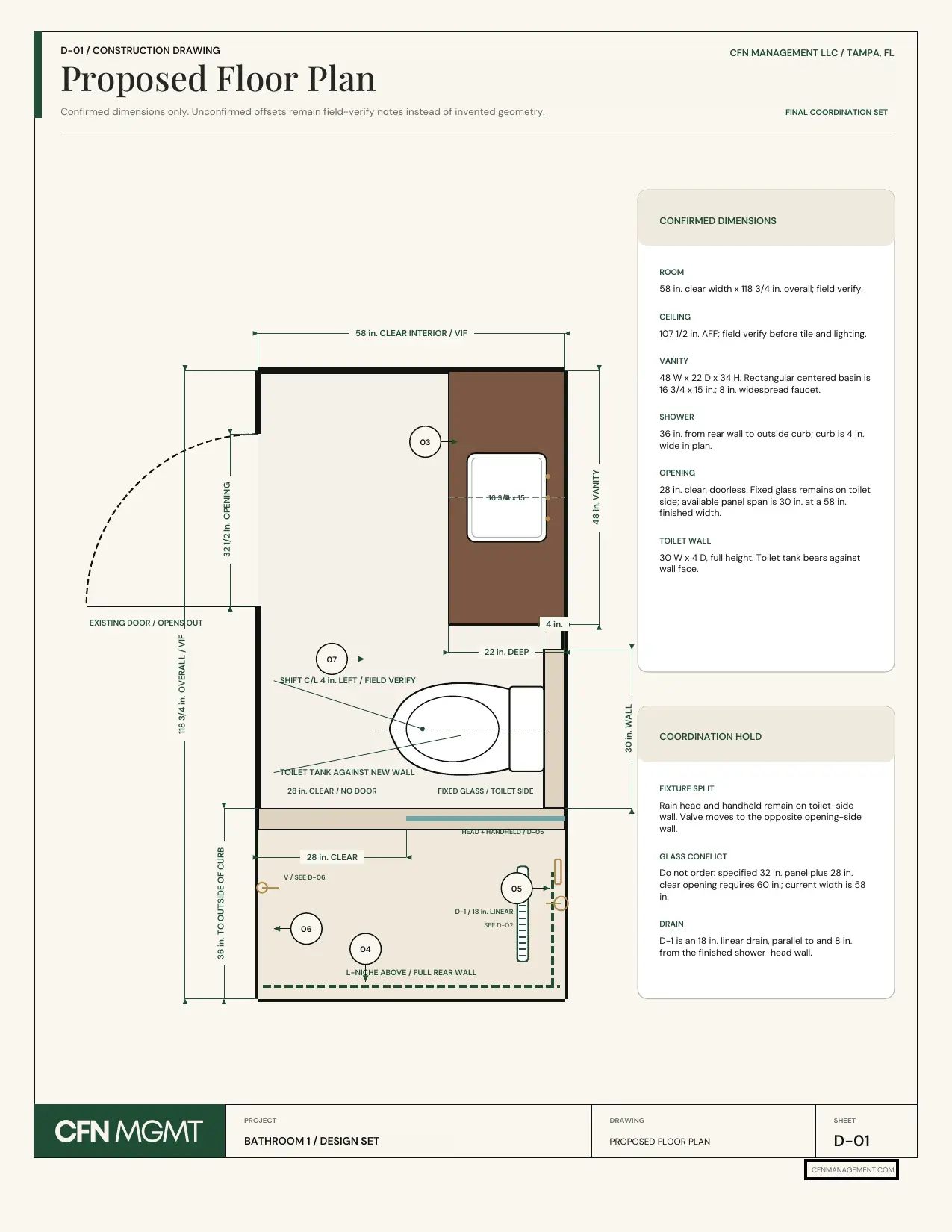 Real CFN proposed floor plan