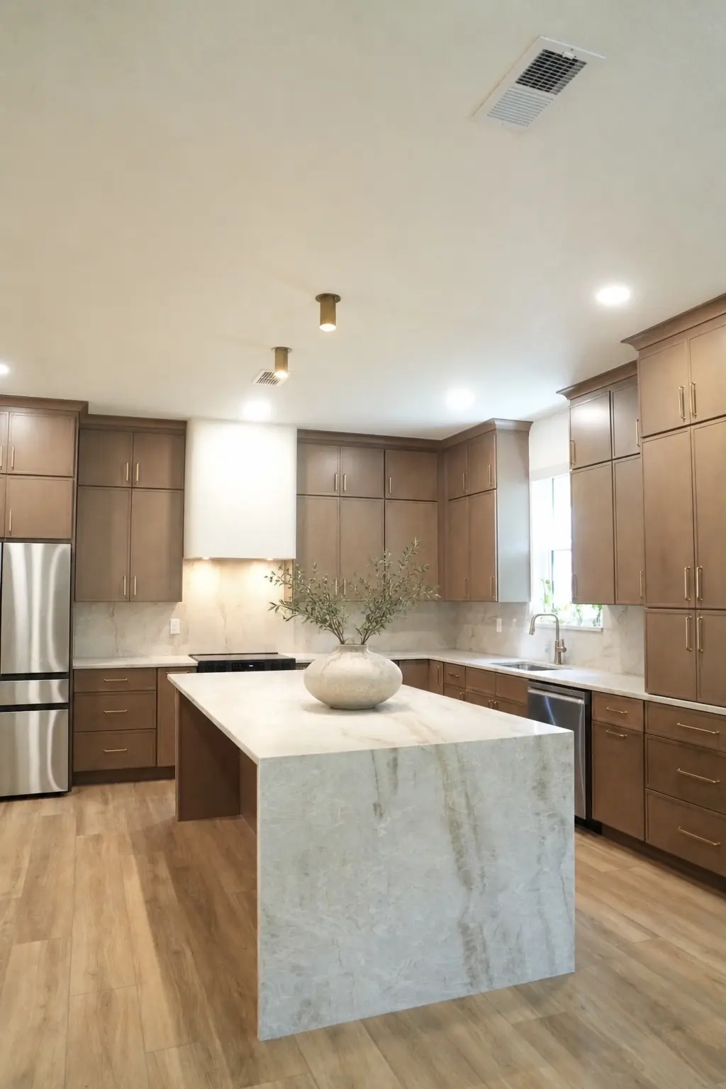 Walnut kitchen designed and remodeled by CFN