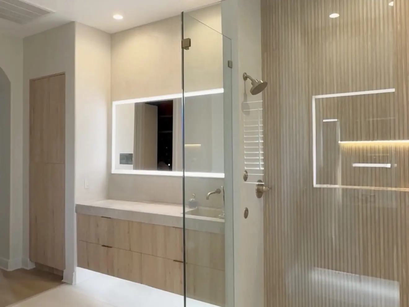 Completed bathroom designed by CFN for construction